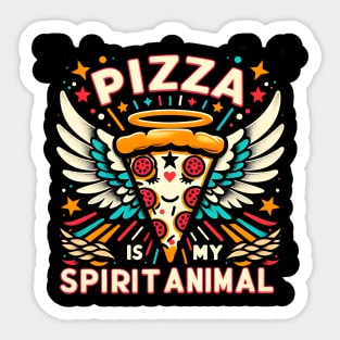 Pizza is my spirit animal funny Sticker